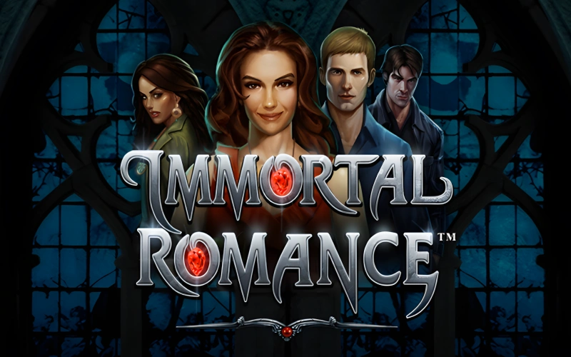 Disfruta la historia de la tragamonedas Immortal Romance en 1win.