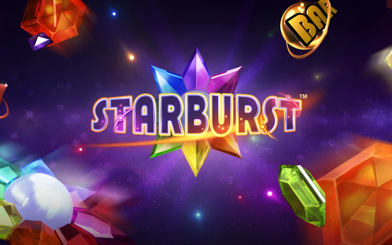 Prueba tu suerte en la tragamonedas Starburst dentro de 1win.