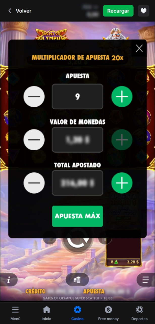 Configura tu apuesta ideal antes de girar las tragamonedas en 1win.